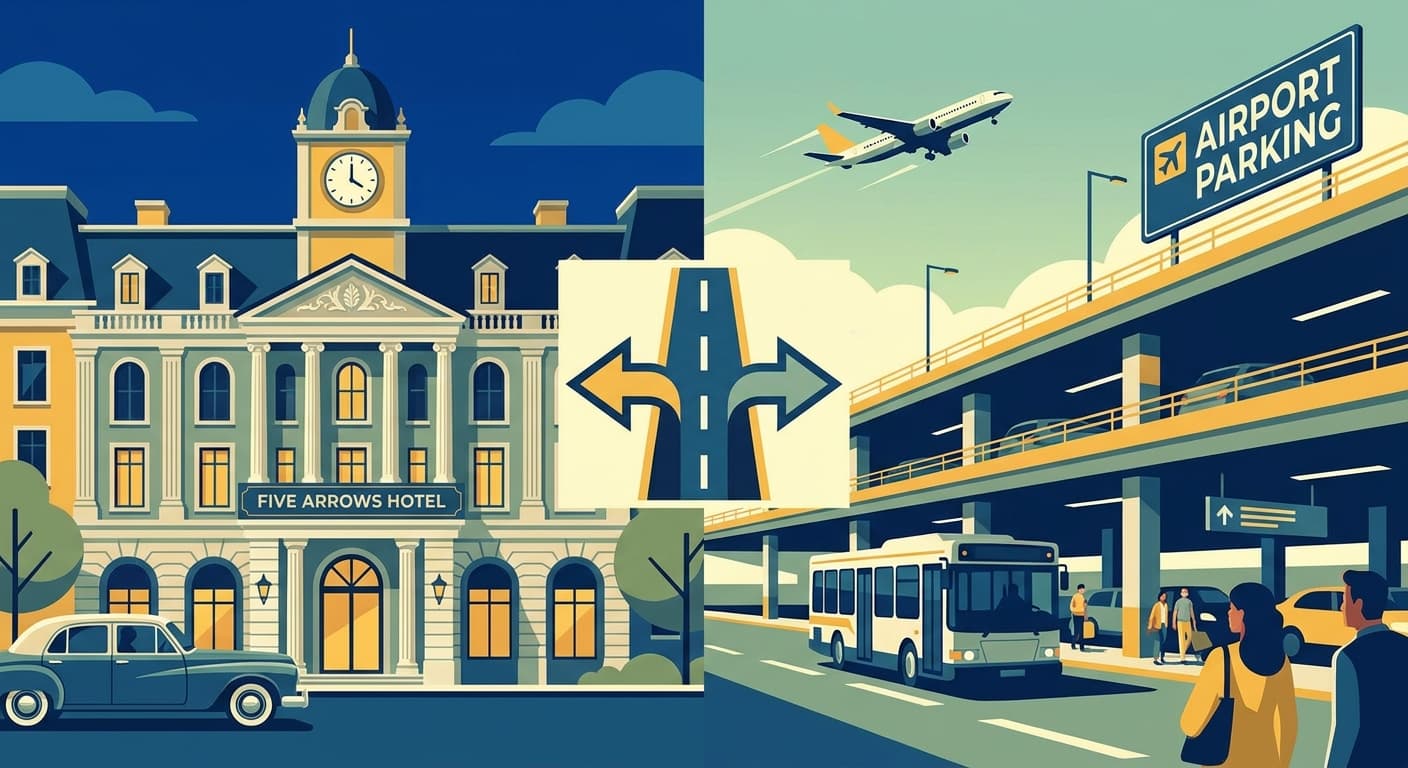 Five Arrows Hotel vs Airport Parking With: Which Is Better for Your Trip?