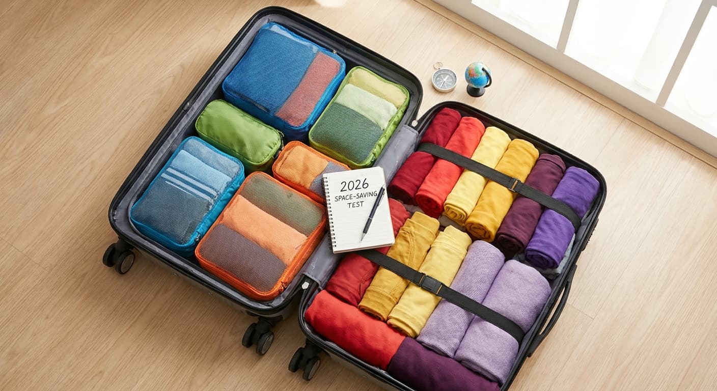 Packing Cubes vs. Rolling Clothes: The Definitive 2026 Space-Saving Test