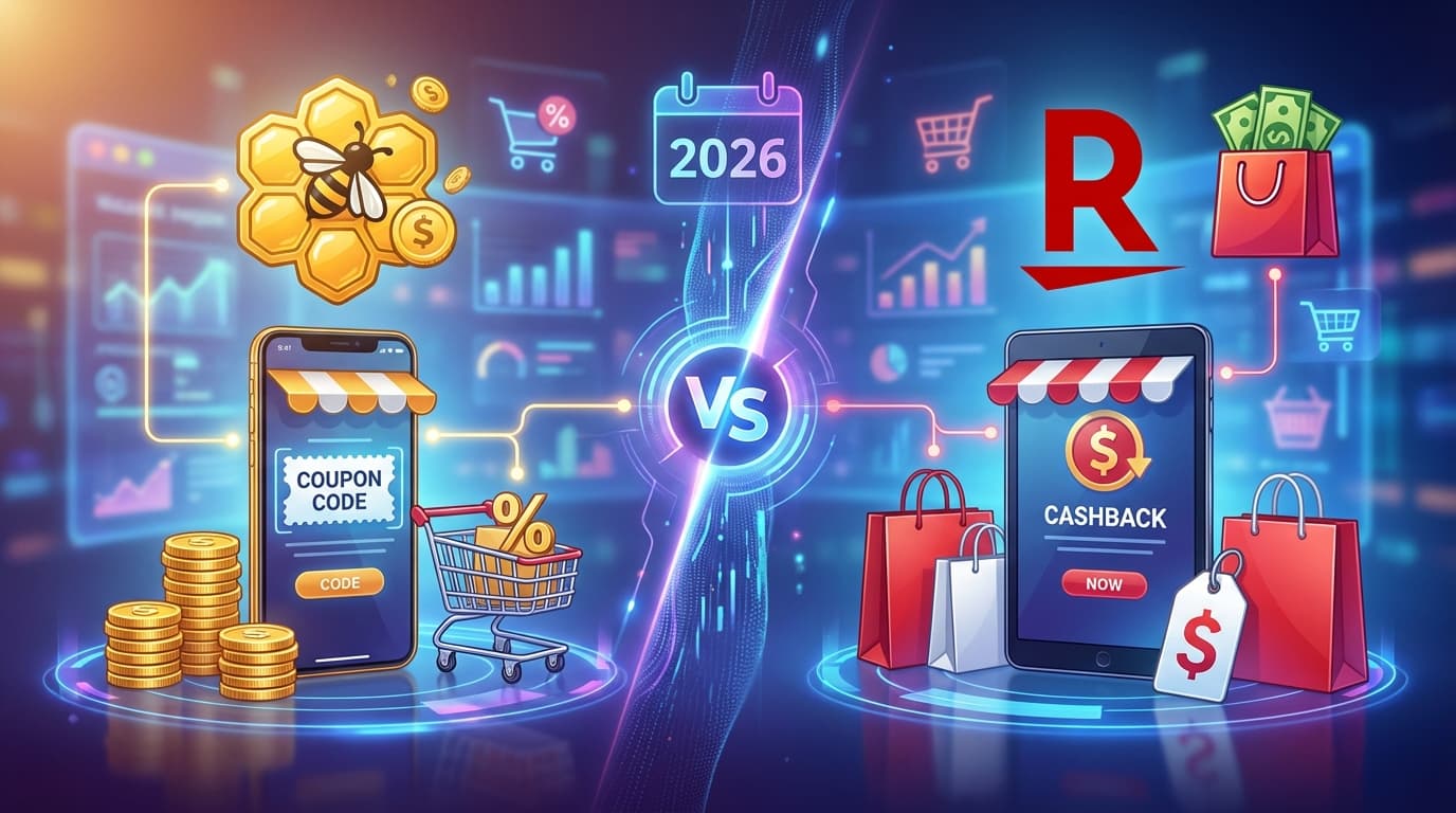 Honey vs Rakuten: Which Cashback and Coupon Extension Saves You More in 2026?